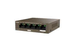 Tenda TEG1105PD PoE PD Gigabitno stikalo, 1x PoE IN, 4x PoE OUT 802.3af, 5x 1 Gbps, max. 30W, brez ventilatorja