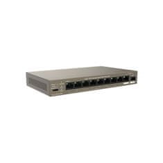 Tenda TEG1110PF-8-102W PoE AT stikalo 8xPoE 802.3af/at + Uplink RJ45 + SFP vrata, 92W, PoE+, brez ventilatorja