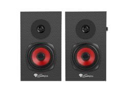 Genesis Gaming zvočniki HELIUM 200/Stereo/20W/Black-Red