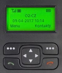 Aligator T100 Namizni telefon za kartico sim Black