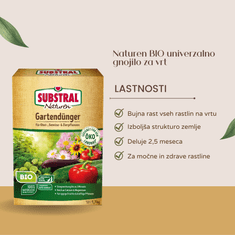 Substral Naturen BIO univerzalno gnojilo za vrt, 1.7 kg + DARILO