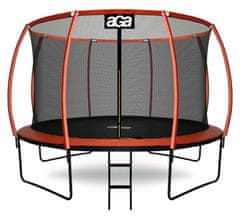 Aga SPORT EXCLUSIVE Trampolin 366 cm Oranžna + zaščitna mreža + lestev