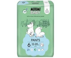 MUUMI BABY Pants 6 Junior 12-20 kg (36 kosov), eko hlačne plenice