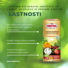 Substral SUBSTRAL Naturen BIO naravni insekticid za sadje, zelenjavo in okrasne rastline, 250 ml + DARILO