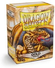 Dragon Shield DS100 Matte - zlato - ovitki za kartice