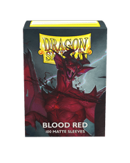 Dragon Shield DS100 Matte - Krvavo rdeča - ovitki za kartice