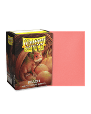 Dragon Shield DS100 Dual Matte - Peach - ovitki za kartice