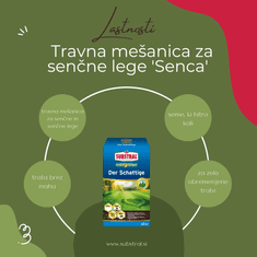 Substral »SENCA« travna mešanica za senčne lege, 1 kg + DARILO