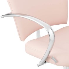 NEW Chester Powder Pink vrtljivi kozmetični frizerski stol