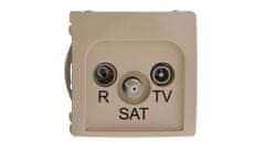 shumee Simon Basic RD/TV/SAT terminalna vtičnica bež BMZAR-SAT1.3/1.01/12