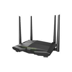 Tenda V12 VDSL2/ADSL WiFi AC Gb Router 1200Mbps, profil 35b, 1x DSL, 1x GWAN, 3x GLAN,1x USB,CZ app