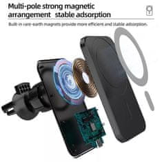 1stCool Qi brezžični magnetni avtomobilski polnilec 15 W, združljiv s sistemom MagSafe