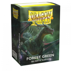 Dragon Shield DS100 Matte - Gozdno zelena - ovitki za kartice