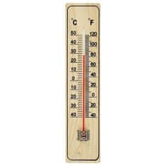Sobni/notranji leseni termometer 22x5cm TMS-114
