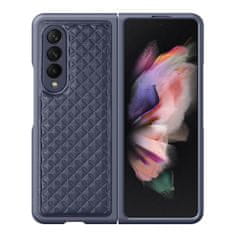 slomart dux ducis venice usnjen ovitek za samsung galaxy z fold 3 naravno usnje modro