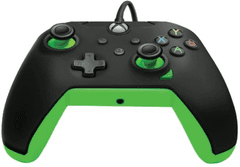 PDP Neon kontroler, Xbox, črn/zelen