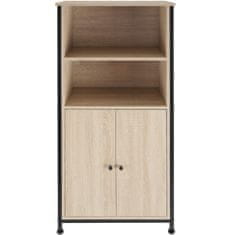 tectake Kredenca Doncaster 60x38x125cm, svetel les, hrast Sonoma