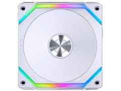 Lian Li UNI FAN SL120 V2 ventilator za ohišje, RGB, PWM, 120mm, bel (UF-SL120V2-1W)