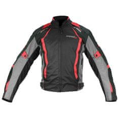 Cappa Racing Moto jakna AREZZO tekstil črno/rdeča 3XL