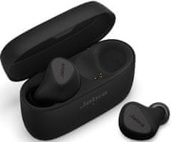 Jabra Elite 5 slušalke, črne (Titanium Black) (100-99181000-60)