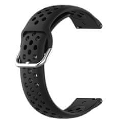 BStrap Silicone Dots pašček za Garmin Venu 2 Plus, black