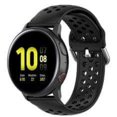 BStrap Silicone Dots pašček za Garmin Venu 2 Plus, black