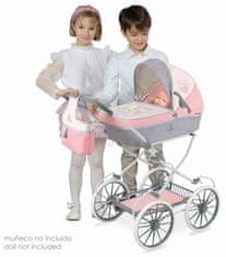 DeCuevas FUNNY 2023 zložljiv voziček za punčke z torbo, 81 cm