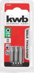 KWB vijačni nastavki TORX T40, 25 mm, 3/1 (49121240)