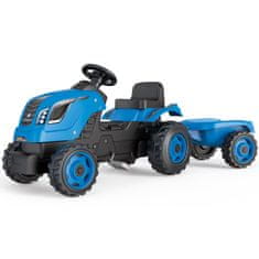 Smoby Traktor XL Blue Pedal s prikolico