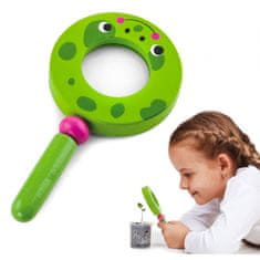 Viga Toys Leseno povečevalno steklo za otroke Frog