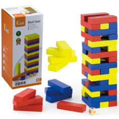 Viga Toys Lesena igra Jenga z igračami Viga Toys