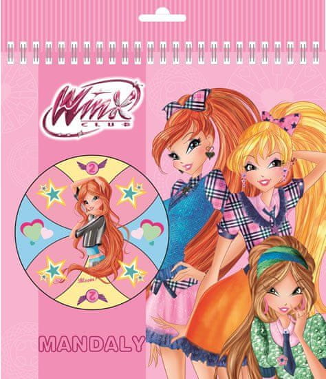 Winx Club Winx klub moda - Mandale pobarvanka