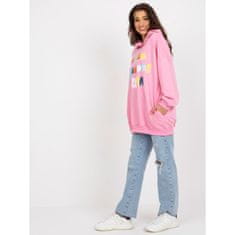 FANCY Ženska bluza s potiskom in žepi JIDA roza FA-BL-8117.48_397364 Univerzalni