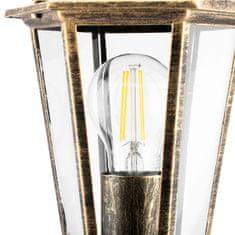 LUMILED Vrtna svetilka E27 patina svetilnik BELLIS 100cm