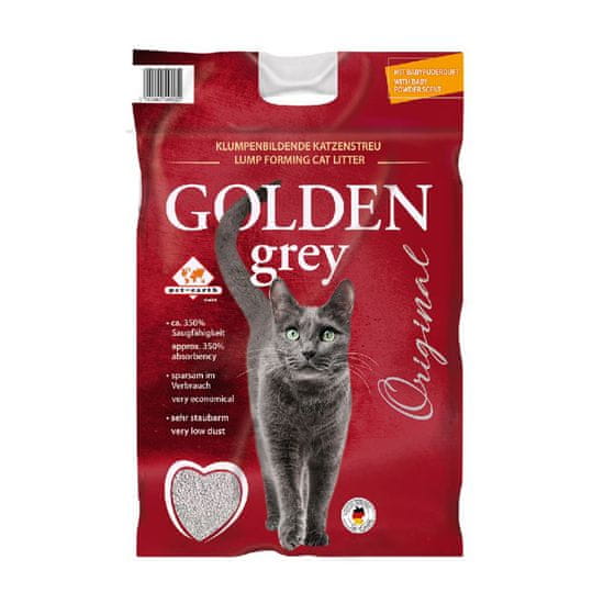 Golden Grey pesek za mačje stranišče, 14 kg