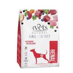 4VETS AIR DRIED NATURAL VETERINARY EXCLUSIVE RENAL 1kg suha hrana za pse z boleznijo ledvic