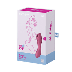 Satisfyer Air STIMULATOR KLITORISA Satisfyer Curvy Trinity 3 Red