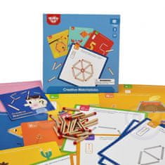 Tooky Toy  Montessori lesena sestavljanka Puzzle igra Puzzle Magnetne tekme za otroke 58 el.