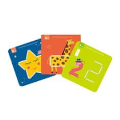 Tooky Toy TOOKY TOY Montessori lesena sestavljanka Puzzle igra Puzzle Magnetne tekme za otroke 58 el.