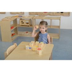 Masterkidz Montessori leseni senzorični sortirnik, ki združuje zvoke