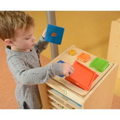 Masterkidz Računanje Masterkidz Montessori Barve Lesena izobraževalna piramida