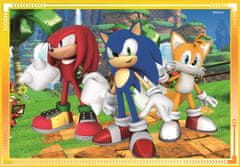 Clementoni Puzzle Sonic 4v1 (12+16+20+24 kosov)