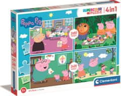 Clementoni Puzzle Pepina Pig 4v1 (20,20,60,60,60 kosov)