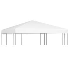 Vidaxl Streha za paviljon 270 g/m2 3x3 m bela