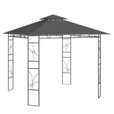 Vidaxl Paviljon 3x3x2,7 m antraciten 160 g/m2