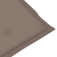 Vidaxl Blazine za vrtne stole 6 kosov taupe 100x50x4 cm