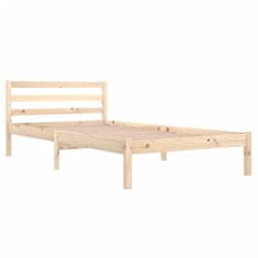 Vidaxl 810420 Bed Frame Solid Wood Pine 100x200 cm