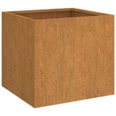 Vidaxl Cvetlično korito 2 kosa 49x47x46 cm corten jeklo