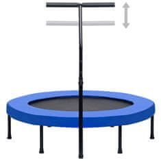 Vidaxl Fitnes trampolin z ročajem in varnostno oblogo 122 cm