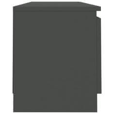 Vidaxl TV omarica siva 120x30x35,5 cm iverna plošča
